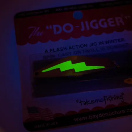 Bay de Noc Do-Jigger #3 UV, 9 g, nikeliuota/geltona UV, vartiklė #20264