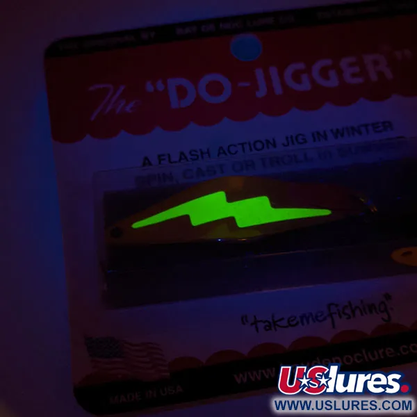 Bay de Noc Do-Jigger #3 UV, 9 g, nikeliuota/geltona UV, vartiklė #20264