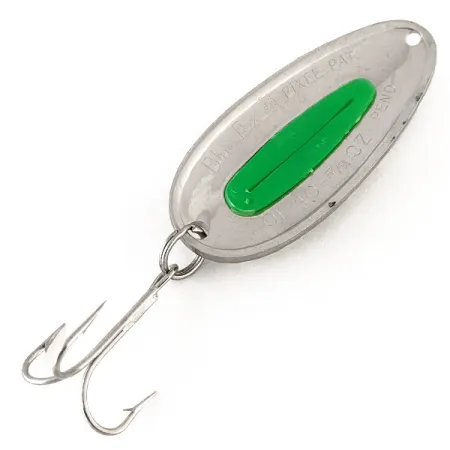 Blue Fox Pixee UV Vartiklė, Kaltas nikelis/Žalia, 24g, UV, #12445