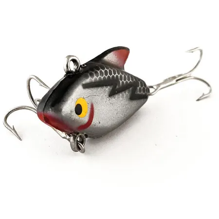 Kmart Kresge #41 Blizgė, Sidabrinė/Raudona/Juoda, 5g, Skęstanti, #12456