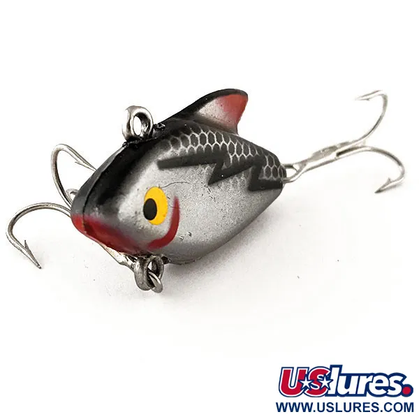 Kmart Kresge #41 Blizgė, Sidabrinė/Raudona/Juoda, 5g, Skęstanti, #12456