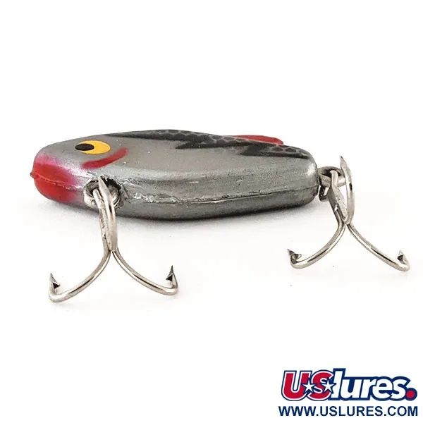 Kmart Kresge #41 Blizgė, Sidabrinė/Raudona/Juoda, 5g, Skęstanti, #12456