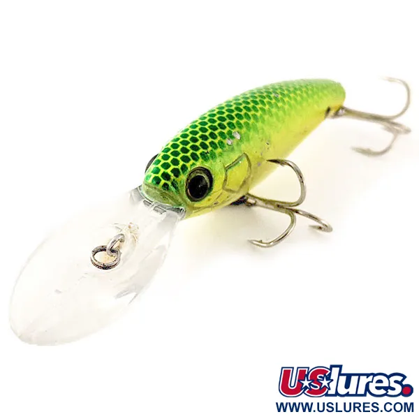 Cotton Cordell Deep Minnow UV Vobleris, Chartreuse, 7g, UV, #12459