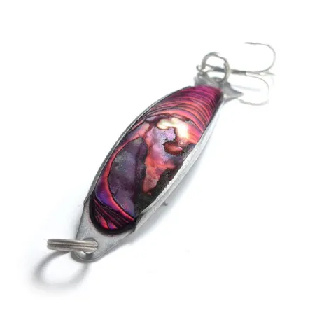 Salm The Killer Red Abalone Pearl Minnow Vartiklė, Raudona/Nikelis, #12477