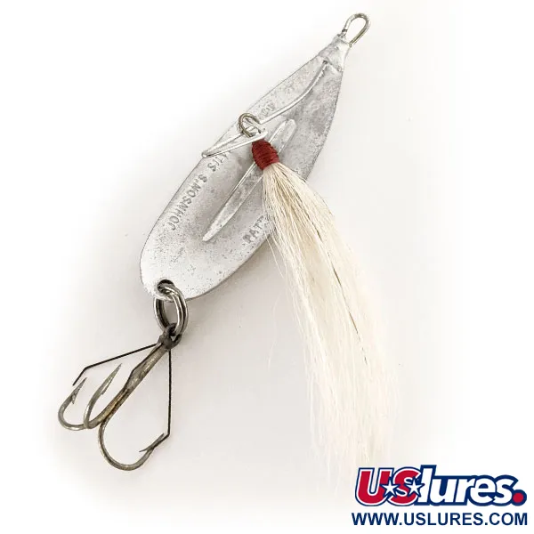 Johnson Silver Minnow Triple Hook Blizgė, Sidabrinė, 7g, Bucktail, #12489