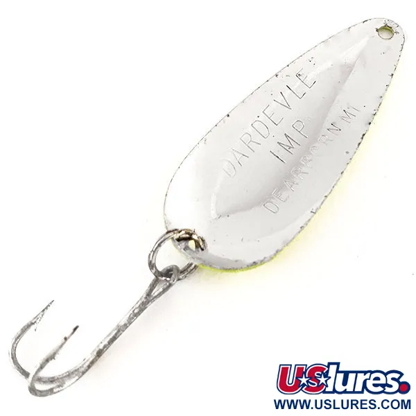 Eppinger Dardevle Imp UV Blizgė, Geltona/Rožinė/Nikelis, 11g, UV, #12513