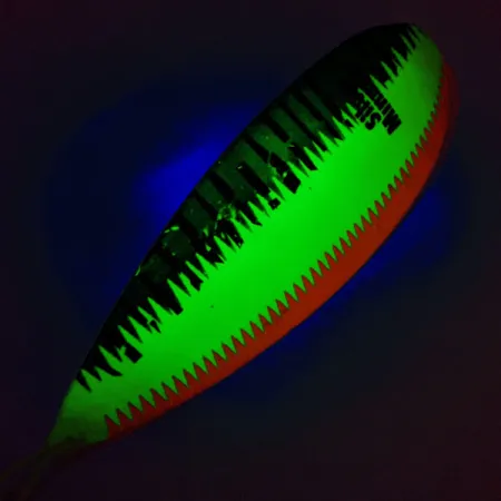 Johnson Weedless Silver Minnow UV Blinkė, Fire Tiger, 28g, UV, #12517