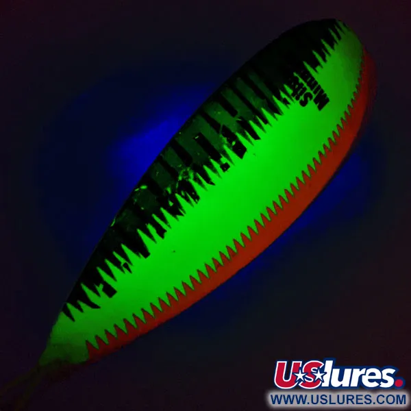 Johnson Weedless Silver Minnow UV Blinkė, Fire Tiger, 28g, UV, #12517