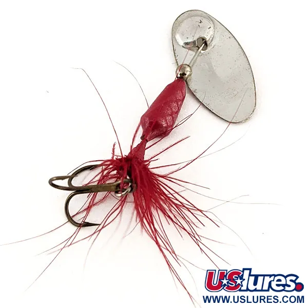 Yakima Bait Vibric Rooster Tail Sukrė, Raudona, 1.7g, Offset-Body, #12567