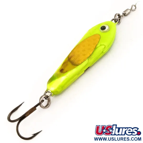 Bubba-Baits Zig Zag Spoon Jig, Šartrezo, 25g, UV Glow, #12572