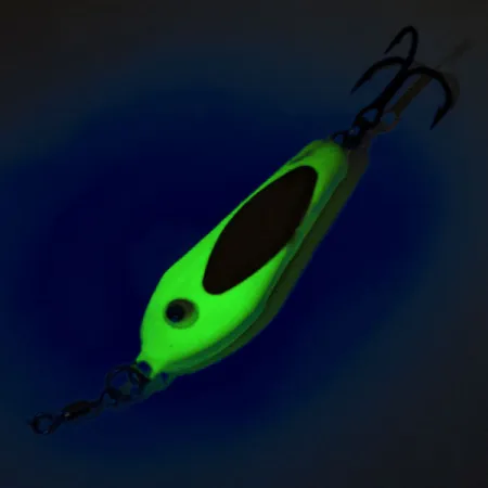 Bubba-Baits Zig Zag Spoon Jig, Šartrezo, 25g, UV Glow, #12572