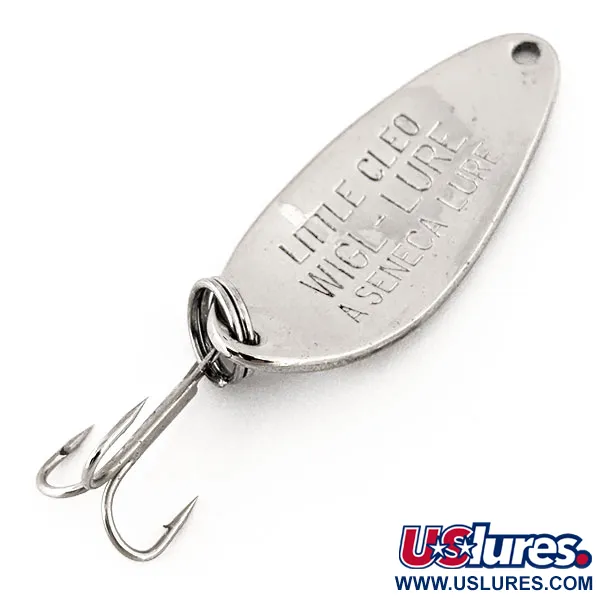 Little Cleo Seneca Blizgė, Nikelis / Mėlyna, 7g, Vintage, #12646