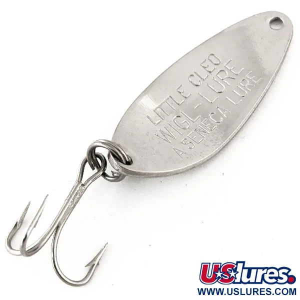 Little Cleo Seneca Blizgė, Nikelis / Žalia, 7g, Vintage, #12647