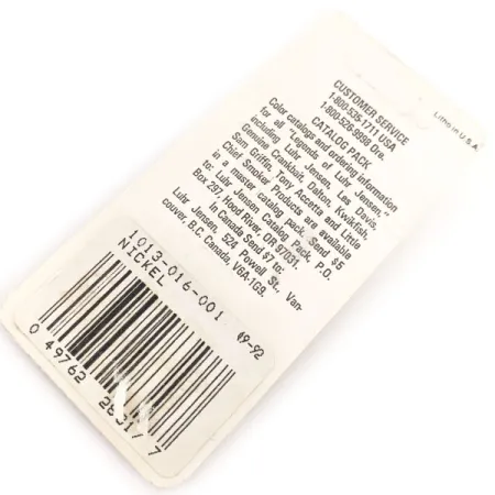 Luhr Jensen Lil' Kroc (Krocodile Stubby) Vartiklė, Nikelis, 4,5g, #12685