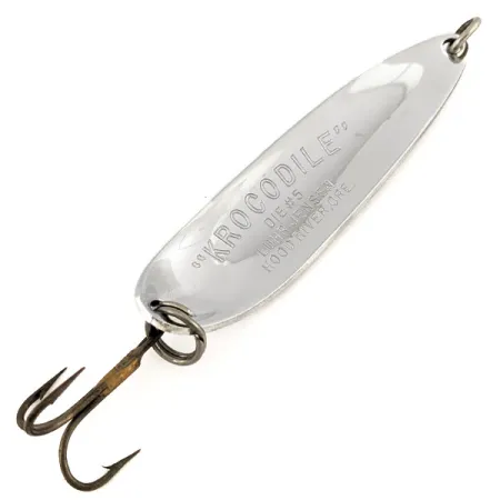 Luhr Jensen Krocodile Die #5 Vartiklė, Nikelis / Žalia, 28g, #12693