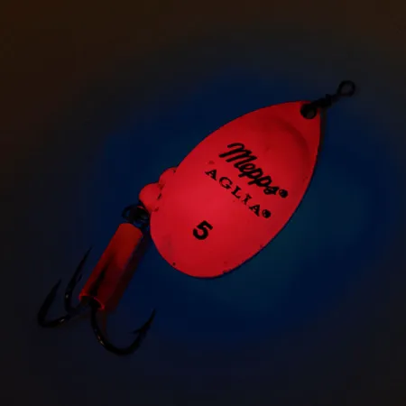 Mepps Aglia 5 Sukriukė, Hot Pink UV, 14g, UV danga, #12695