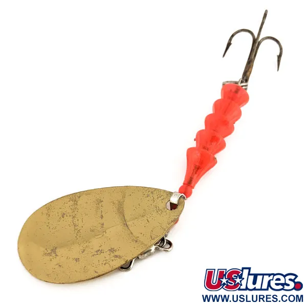 Luhr Jensen TEE Spoon Sukrutė, Gold/Red, 14g, UV reaktyvi, #12760
