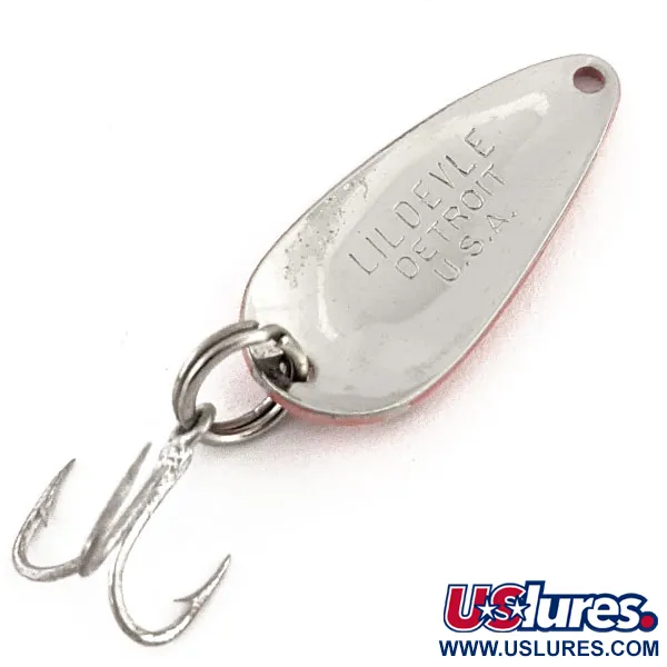 Eppinger Dardevle Lildevle UV Blizgė, Raudona/Juoda/Nikis, 3.4g, #12820