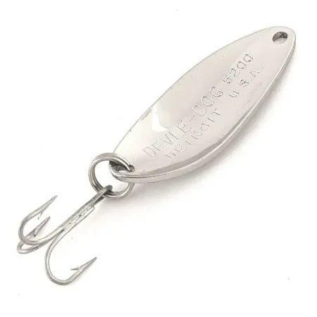 Dardevle Devle Dog 5200 Vartiklė, Nikelis, 7g, Vintage, #12822