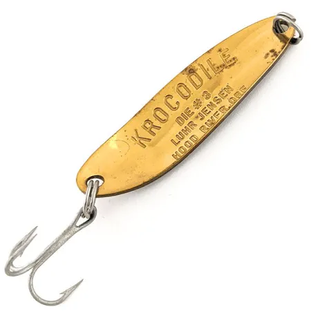 Luhr Jensen Krocodile Die #3 Blizgė, Geltona/Juoda/Auksinė, 10g, #12880