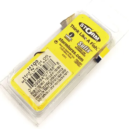 Storm Original Hot'N Tot Vobleris, Juoda / Sidabrinė, 6,5g, Metalinis liežuvėlis, #12897