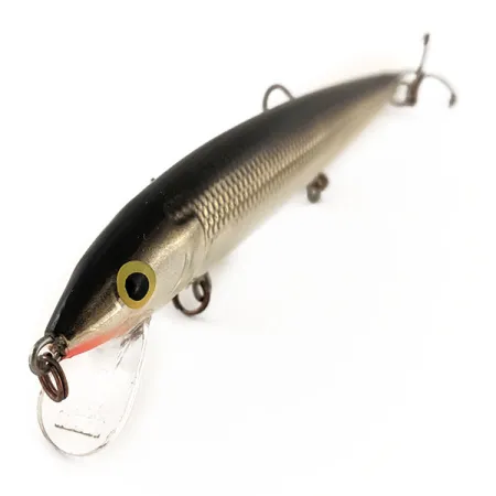 Rapala Husky Jerk 12 Vobleris, Sidabras/Juoda, 13g, Barškutis, #12946