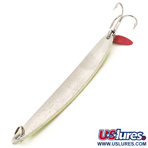 Bay De Noc Laker Taker UV Blizgė, Nikelis/Raudona/Geltona, 21g, #12973