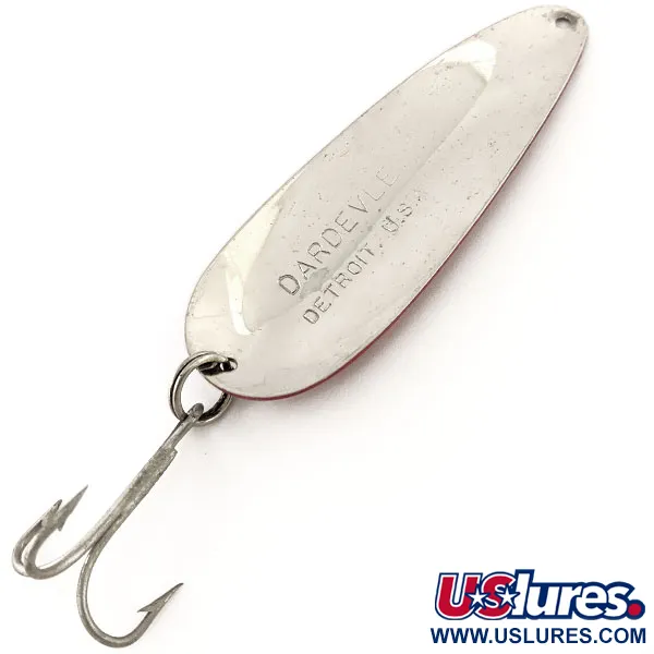 Eppinger Dardevle Vartiklė, Raudona / Balta / Nikelis, 28g, #12981