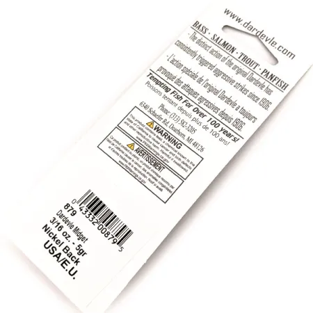 Eppinger Dardevle Midget UV Blisgė, Chartreuse, 6g, UV, #12995