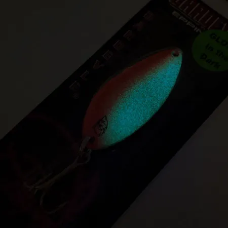 Eppinger Dardevle Devle Dog Glow Blizgė, Raudonai Oranžinė, 14g, Glow, #13013