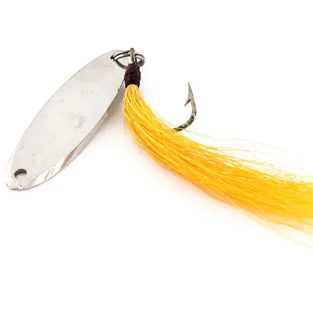 Acme Kastmaster Blizgė, Nikelis, 21g, Geltonas Bucktail, #13039
