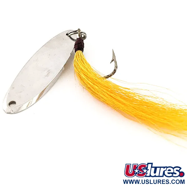 Acme Kastmaster Blizgė, Nikelis, 21g, Geltonas Bucktail, #13039