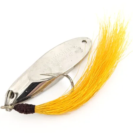 Acme Kastmaster Blizgė, Nikelis, 21g, Geltonas Bucktail, #13039