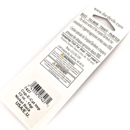 Eppinger Dardevle Cop-E-Cat 7400 Blizgė, Oranžinė/Raudona, 14g, #13056