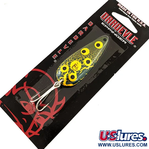 Eppinger Dardevle Imp Blizgė, Frog, 11g, Nickel Back, #24484