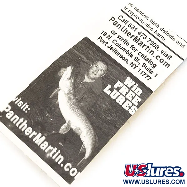 Panther Martin 2 Sukre, Sidabras, 2,5g, Geltona-Raudoni Taškai, #13062