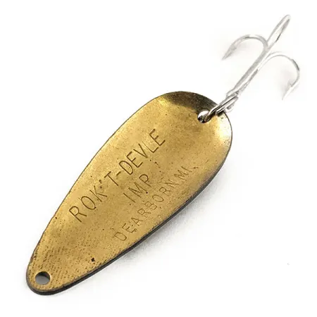 Dardevle Rok't Imp Blizgė, Juoda/Balta/Žalvaris, 21g, Žalvaris, #13066