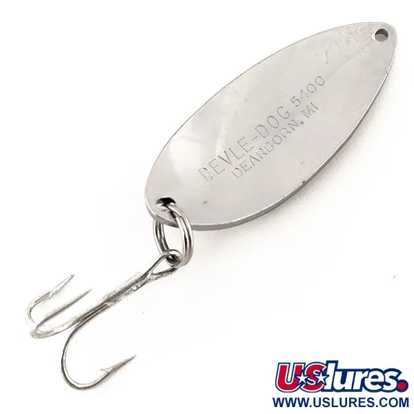 Eppinger Dardevle Devle Dog 5400 Vartiklė, Kaltas nikelis, 16g, #13067