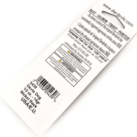 Eppinger Dardevle Devle Dog UV Blizgė, Makrelė, 14g, UV, #13091