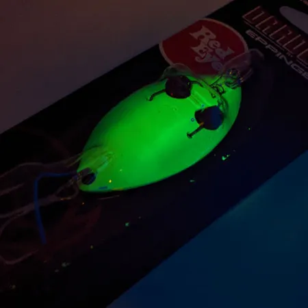 Eppinger Red Eye Wiggler UV Blizgė, Electric Lime/Nickel, 7g, #13097