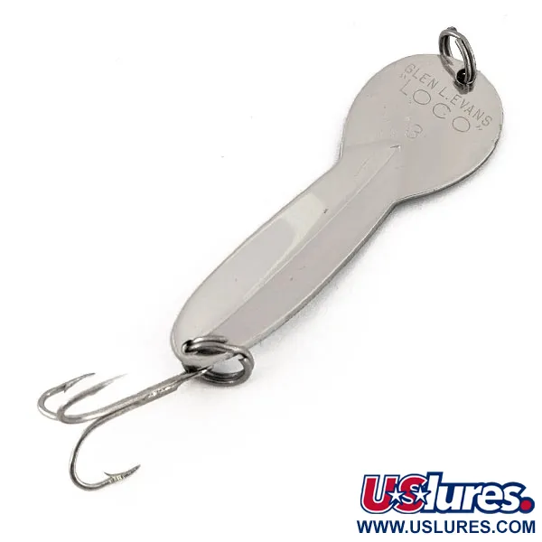 Glen Evans Loco 3 Blizgė, Nikelis / Mėlyna, 17g, Prizmė, #13100