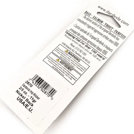 Blizgė Dardevle Imp Klicker UV, Electric Lime, 11g, #24533