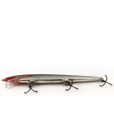 Rapala Husky Floating 13 Vobleris, Chrome Red Head, 9g, Balsa, #13120