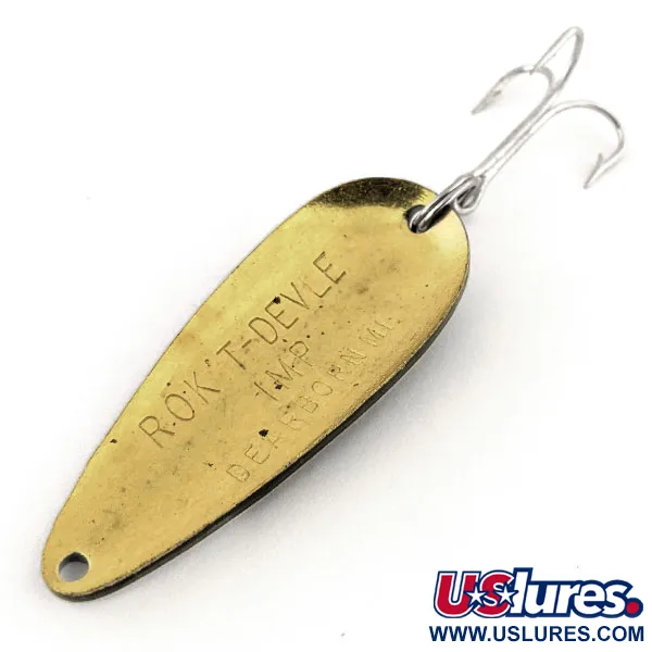 Dardevle Rok't Imp Blizgė, Juoda/Balta/Žalvaris, 21g, Vintage, #13136