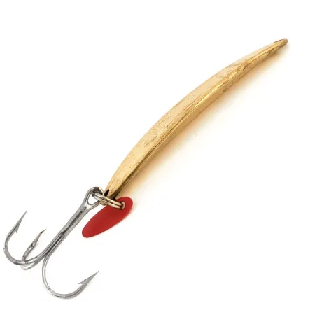 Bay de Noc Swedish Pimple #8 Blizgė, Auksinė, 28g, Raudona Detalė, #13139