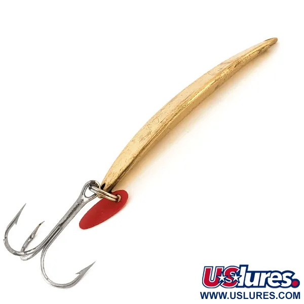 Bay de Noc Swedish Pimple #8 Blizgė, Auksinė, 28g, Raudona Detalė, #13139