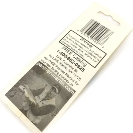 Panther Martin 2a Sukrė, Geltona/Raudona, 1,77g, Sidabruotas lapelis, #13190