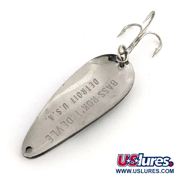 Dardevle Bass Rok't Imp Blizgė, Juoda/Balta/Nikelis, 21g, #13197