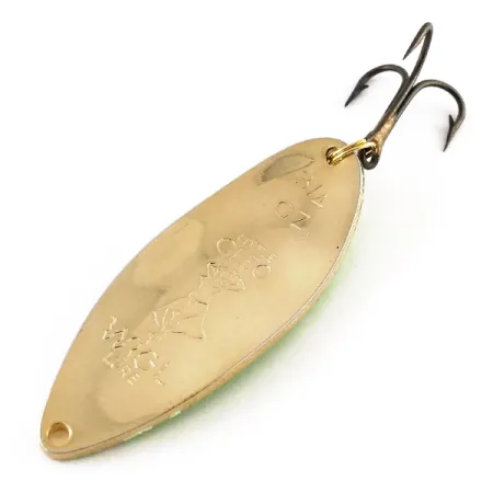 Little Cleo (Hula Girl) Blizgė, Auksinė/Žalia, 21g, Seneca logo, #13241