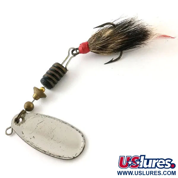 Mepps Comet 3 Dressed Sukrė, Sidabrinė, 6,5g, Vintage 1960s, #13278